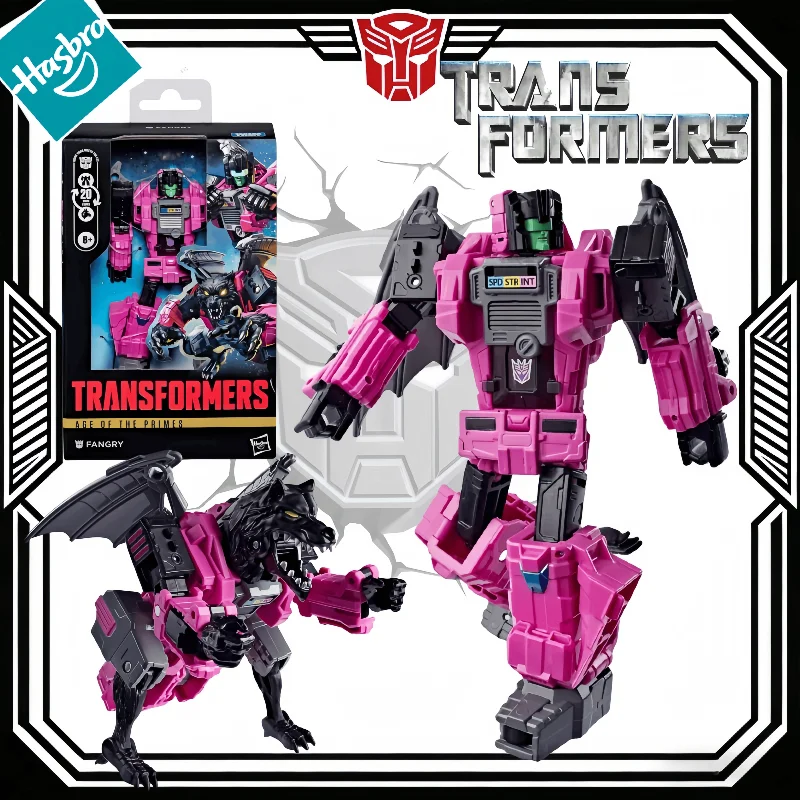 

Original NEW Hasbro Transformers Age of the Primes Fangry 13cm Deluxe Class Action Figure Robot Model Toys