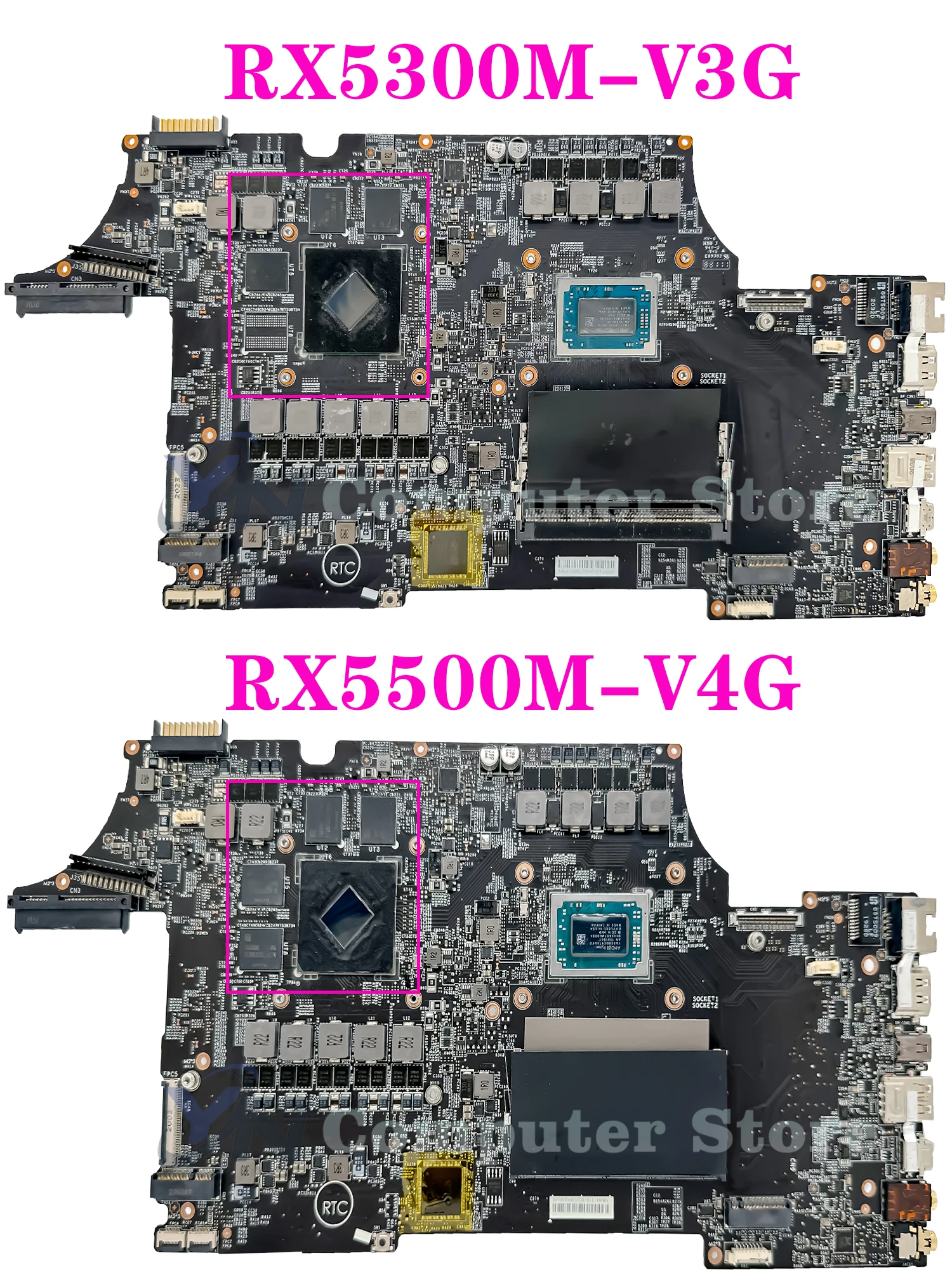 MS-16U61 Laptop Motherboard For MSI MS-16U6 ALPHA 15 A3DD R5-3550H R7-3750H RX5300/V3G RX5500M/4G Mainboard 100% Test OK