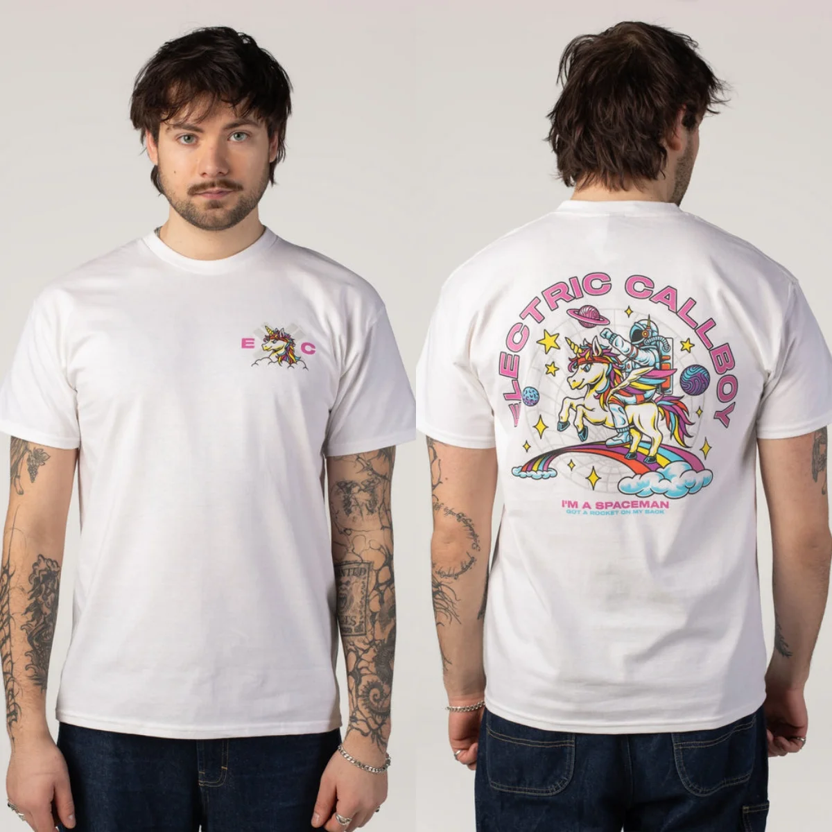 Y2k Sommer Elektrisches Callboy Grafik-Baumwoll-T-Shirt Unisex Sommer Kurzarm Mode Marken-Tee Luxus Casual Vintage Tees – Detail 2