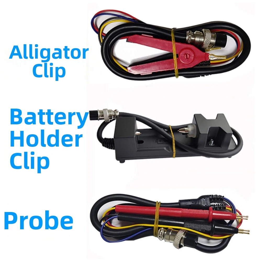 For 18650-Lithium Battery Internal Resistance Detector Accessories Testing Probe Battery Holder Clip Kelvin Clip Instrument Part