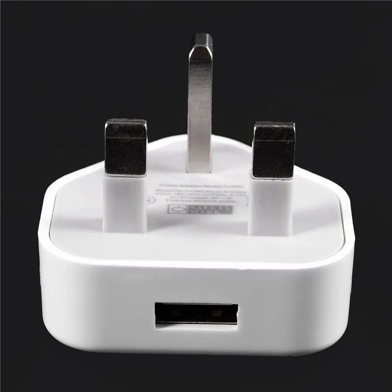 ABGI-6X Универсальный USB-штекер, 3-контактный настенный адаптер для зарядного устройства с USB-портами, дорожное зарядное устройство для зарядки телефона Ipad (1 порт)