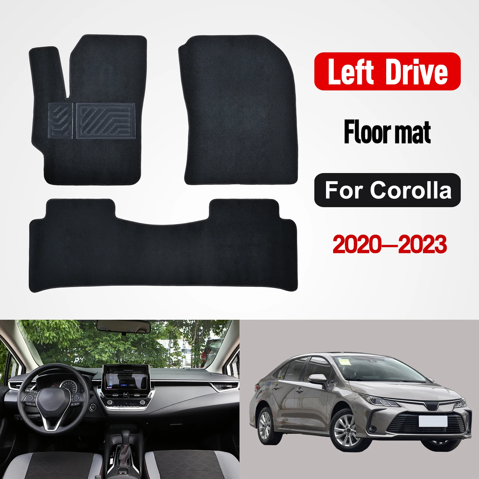 

Custom car floor mat For Toyota Corolla 2020 2021 2022 2023 Waterproof Pad Car Mats floor Covers Car Accessories