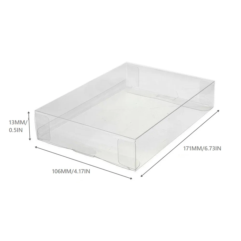 Ruitroliker Clear Box Case Sleeve CIB Protector for Switch Games Cartridge Box