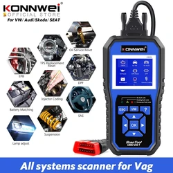 Professional OBD2 Scanner kw450 Code Reader Diagnostic tool VAG VW Audi ABS Airbag Oil ABS EPB DPF SRS TPMS Reset VAG OBDII Tool