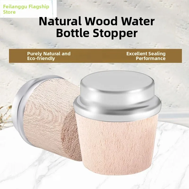 سدادة زجاجات الترمس للاستخدام المنزلي، غطاء قارورة معزول، غطاء زجاجة من الخشب الناعم للحفاظ على الحرارة من الفلين، غطاء وعاء الماء الدافئ، غطاء حراري...