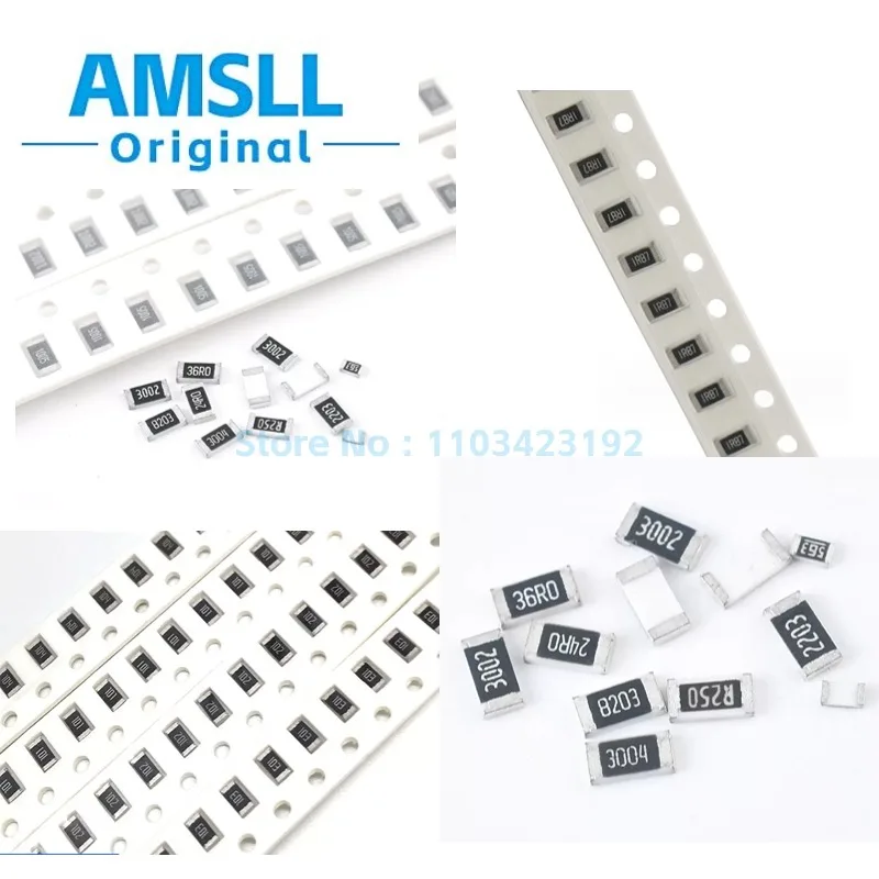 5000 шт. 1206 (3216) 3,2x1,6 мм 1% SMD чиповый резистор 16R 16.2R 16.5R 16.9R 17.4R 17.8R 18R 18.2R 18.7R 19.1R 19.6R Ω 1206 1% 1/4W