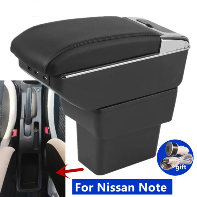 

For Nissan Note E-Power 2016-2024 Armrest Box For Nissan Note Central Storage Box Dedicated Interior Retrofit Car Accessories