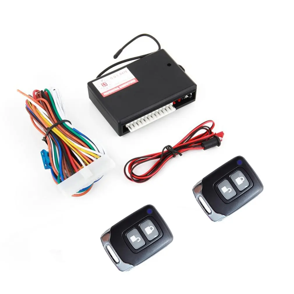 Car Remote Central Door Lock 12V Keyless System Remote Control Car Alarm Systems Central Locking with Auto Remote Central Kit