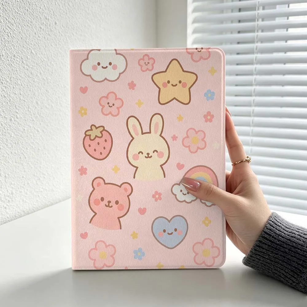 Cute Rabbit Bear Pattern Cover For Lenovo Xiaoxin Lenovo Tab Pad Pro Plus K11 P12 M10 Legion Y900 Soft Inch Tablet Case