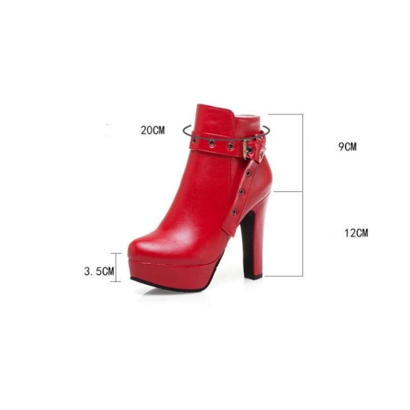 REAVE CAT 2024 buty jesienne buty do kostki damskie szpilki kobiece PU skóra 34-50 F1480