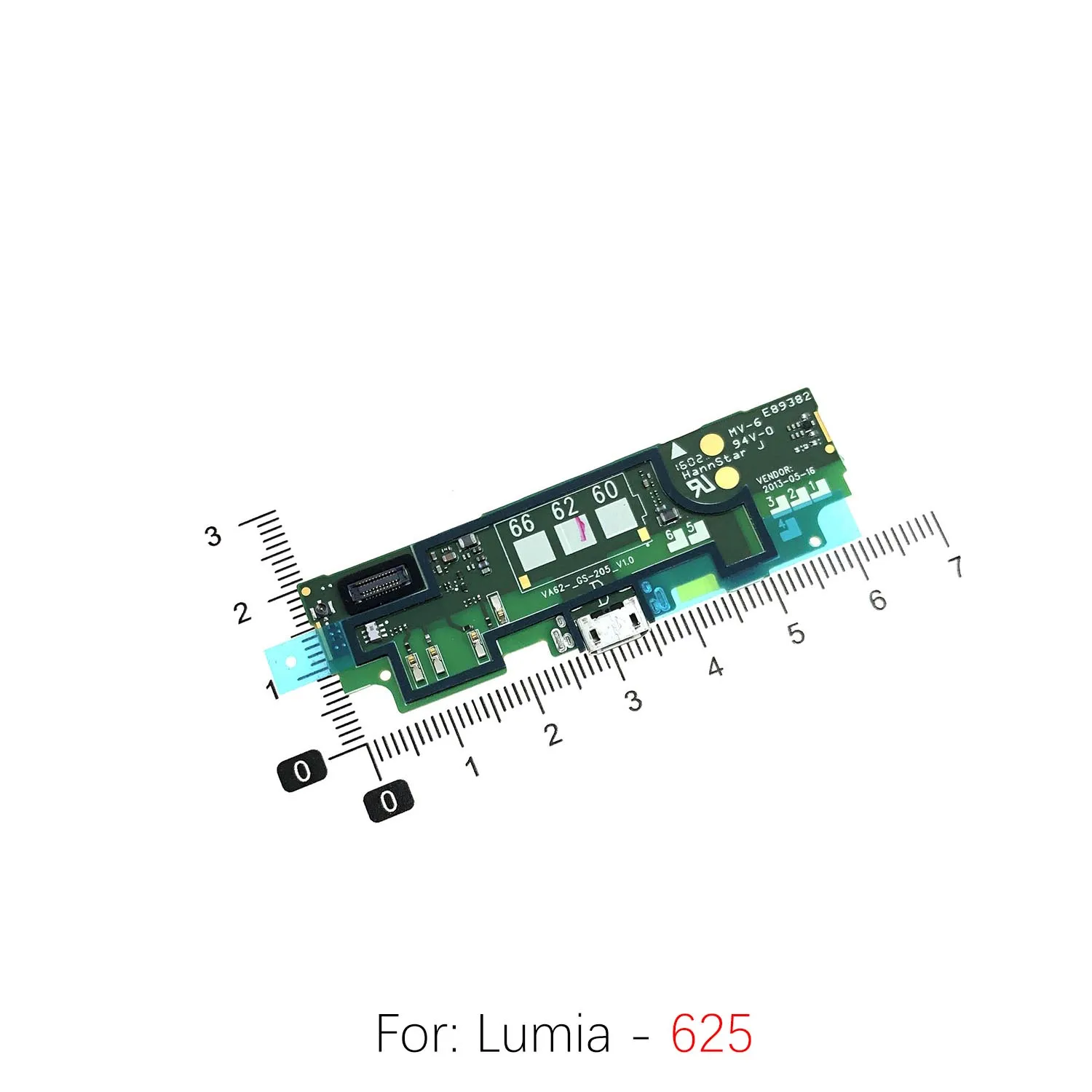 For Lumia 535 625 USB Charger Flex Cable 920 925 1320 Charging Port Connector Microphone Board