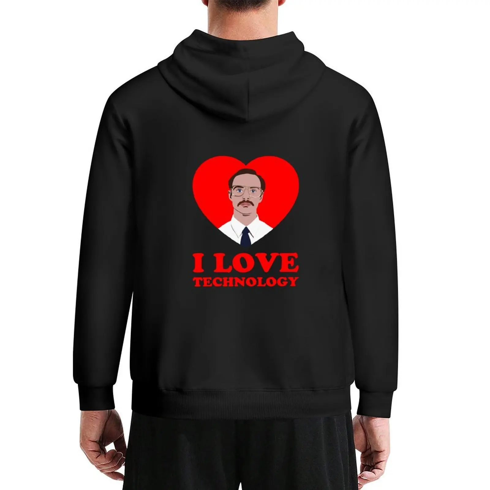 

Kip Dynamite I love technology, Napoleon Dynamite Hoodie hooded shirt mens clothes korean style clothes hoodie streetwear