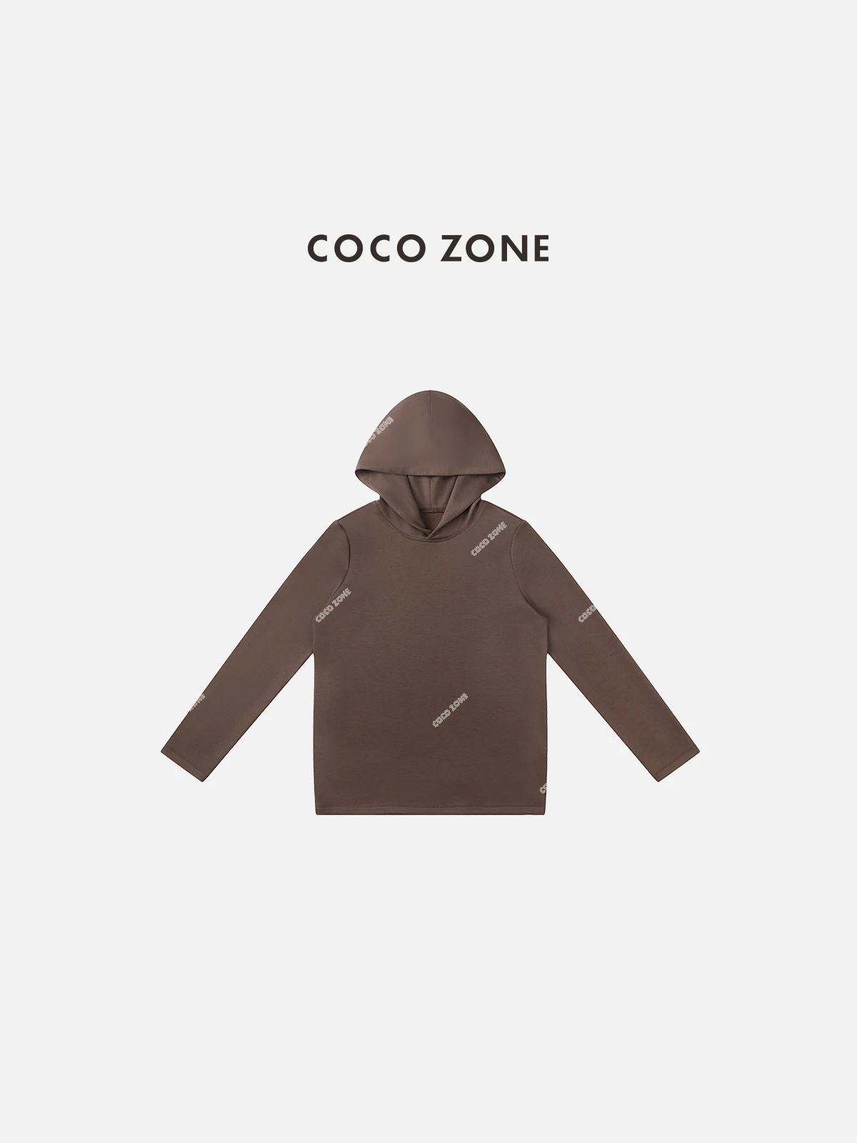 

Zone Liu Spring Autumn Hoodie Long Sve Inner Wear Casual Street Sle Polyester Viscose Acrylic Spandex Blend ort L...