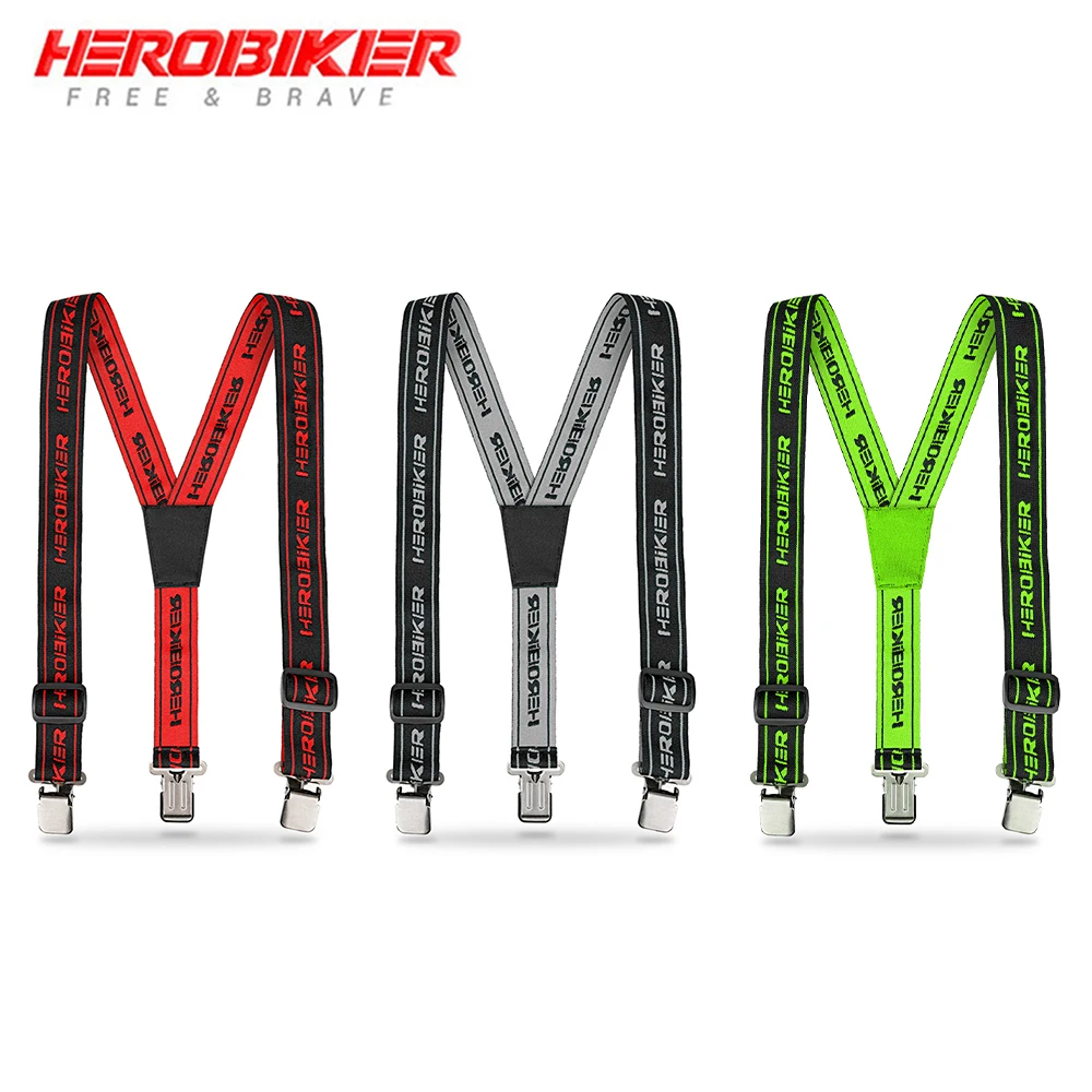 

Motorcycle Riding Pants With Adjustable Y-shaped Shoulder Strap And High Elasticity Off-road Riding Pants Shoulder Strap