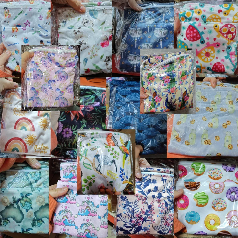 

Elinfant 1 шт., водонепроницаемая сумка для хранения случайного цвета, большая сумка для влажных и сухих вещей 26x36 см, портативная сумка для подгузников