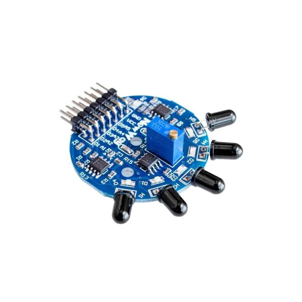 5 channel flame five channel flame sensor module analog digital dual output fire extinguishing robot