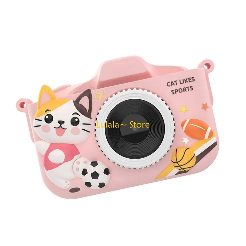 Y4QA tập trung trẻ máy ảnh kỹ thuật số 2.0 inch màn hình IPS SHOKNOMPROOK CROUND Sáng tạo Học phụ kiện