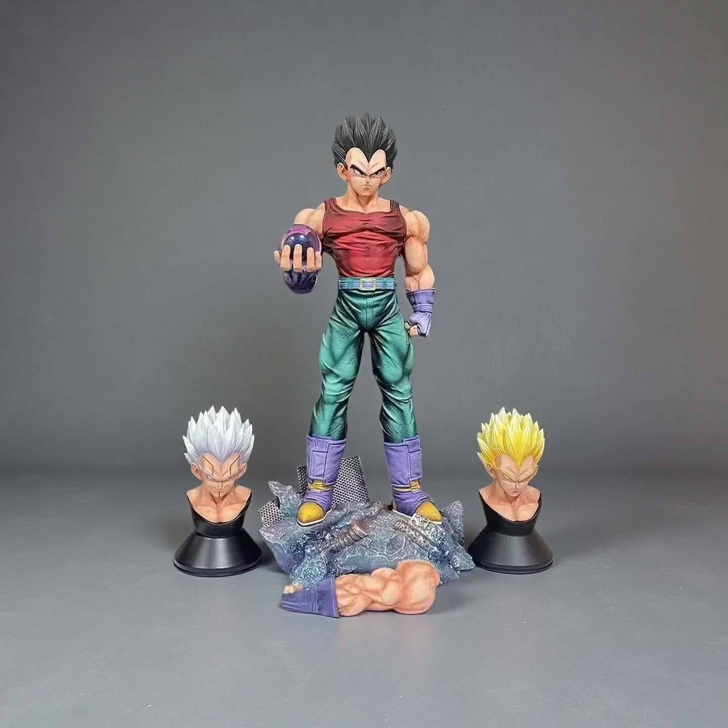 31 سنتيمتر/12.2 بوصة لعبة دراغون بول Gt الطفل فيغيتا الشكل استبدال رؤساء الأسلحة البلاستيكية عمل أرقام Gk تمثال تحصيل نموذج اللعب Fgifts #2