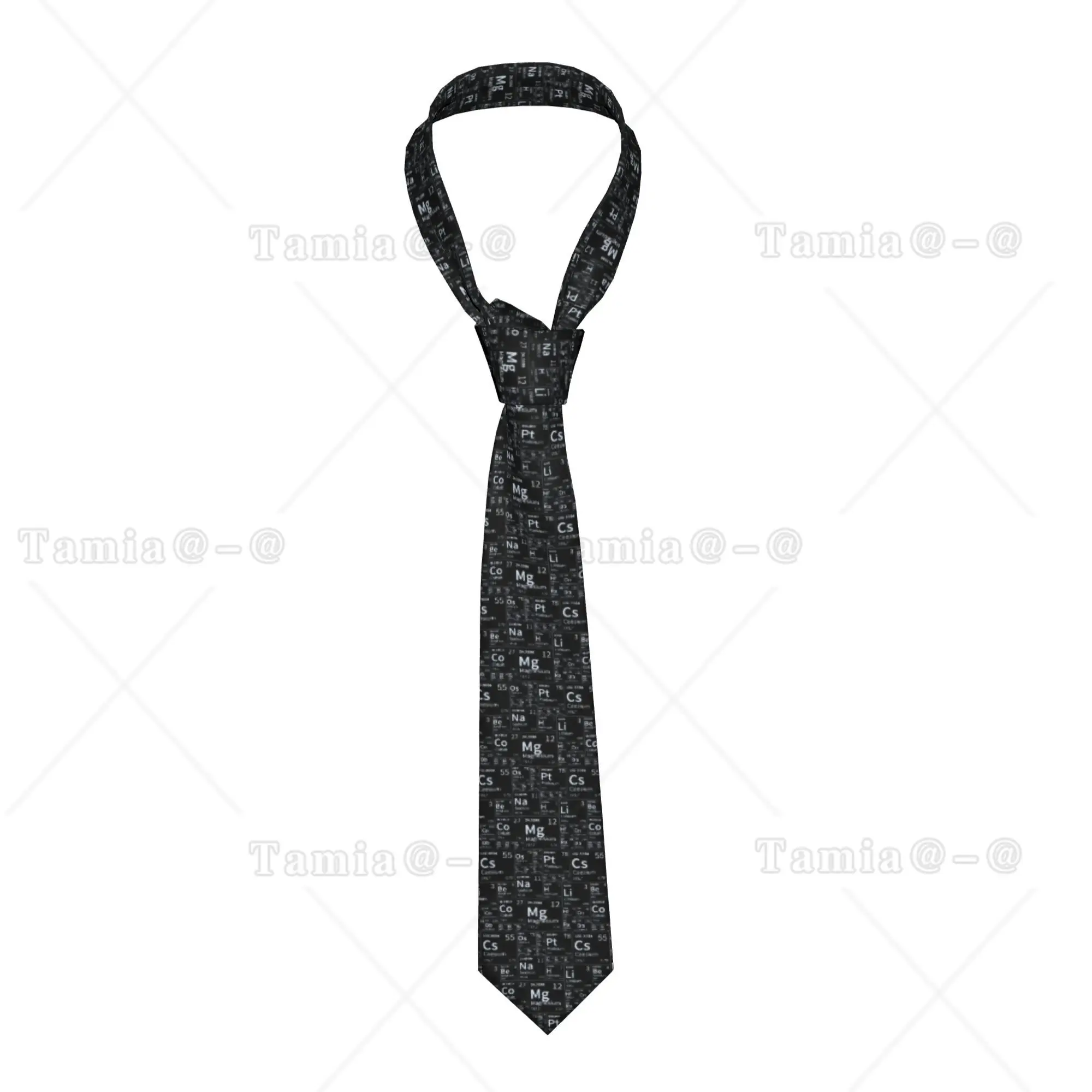 Classic Science Biology Laboratory  Ties for Party Personalized Men Cell WBC Chemical Necktie