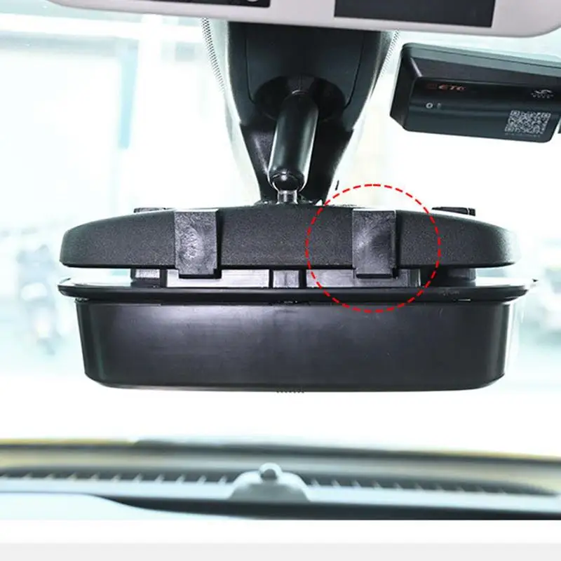 Wide Angle Rear View Mirror Car Rearview Mirror Sunglasses Case Safe Driving Adjustable Lens With Wide Angle High Definition For