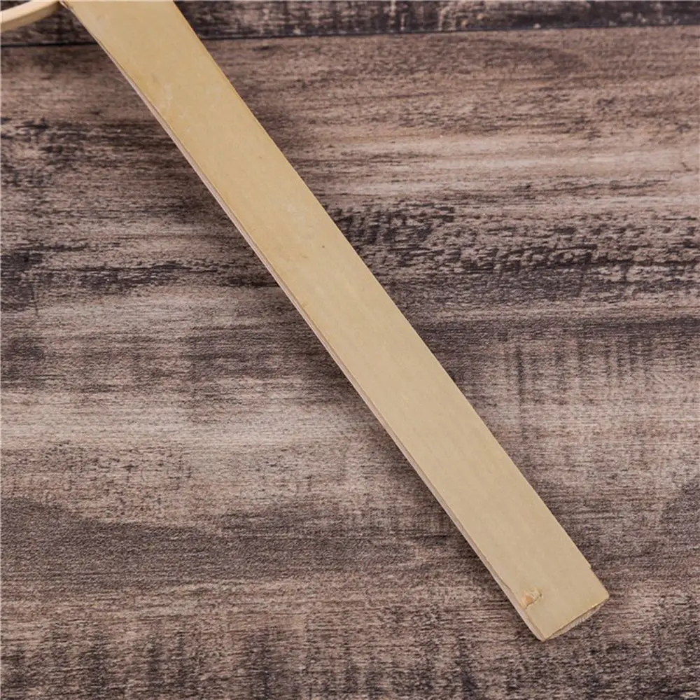 Blank Pattern Bamboo Hand Painting Craftsmanship Art DIY Calligraphy Group Fan Desk Ornaments Hand Fan Home Decoration