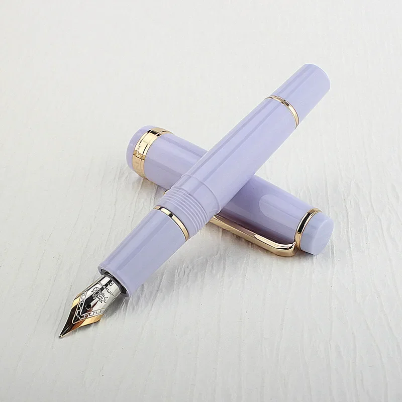 Jinhao 82 Mini Cute Acrylic Short Fountain Pen Portable Stationery Calligraphy Practice Writing Pen Office School Supplies