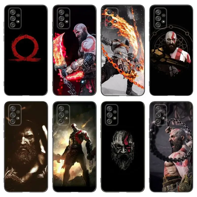 God Of W-War Phone Case For Samsung A91 80 70 53 42 32 30 20 A50 30S 50S 21S 20S A20E Black Case