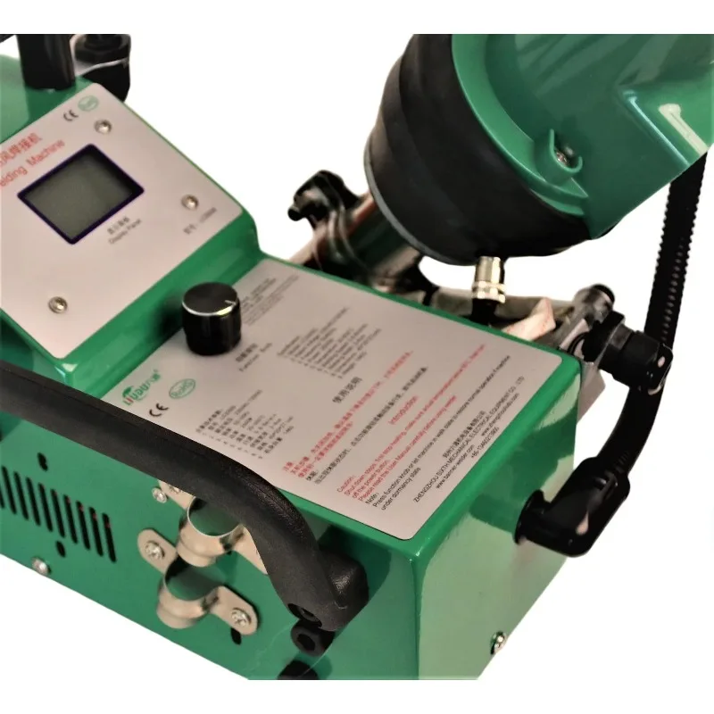 PVC Welding Machine Knob Fine Temperature Tune Edge Rope Lock Welding Machine PVC EVA PP Plastic Cloth Waterproof Tent