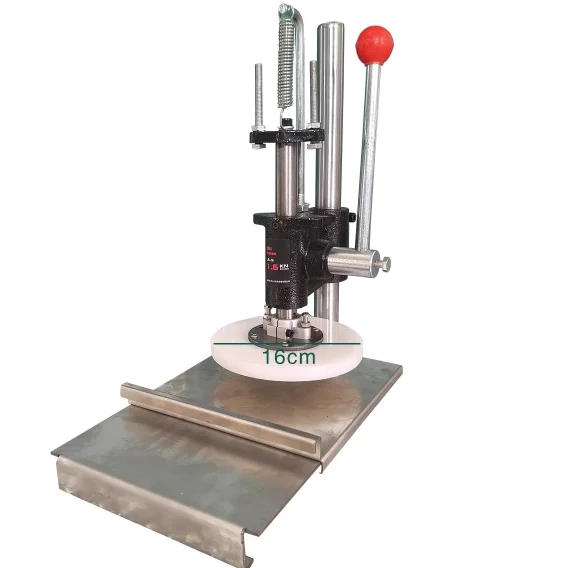 Hand-Operated Round Pastry Press for Pizza Dough Grain Product Making Machine