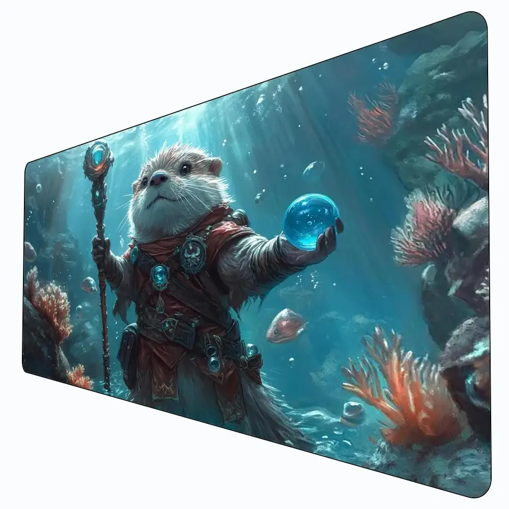 

Magic Mizuse Mouse Pad Game Mat Large Computer Offices Mousepad Anti-slip Playmat for MTG DTCG CCG RPG Trading Card Desk Mats