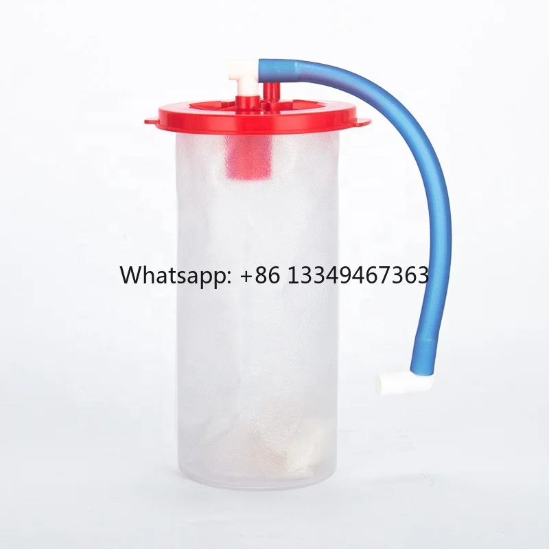 Medical Consumables Disposable Suction Bag Canister Closed Vacuum Negative Wound Therapy Care Pressure Post-Surgical Drainage