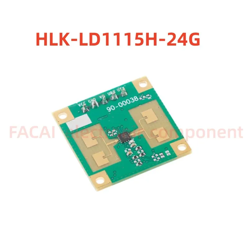 Modulo di movimento di rilevamento del sensore Radar a microonde 24G comunicazione seriale TTL HLK-LD1155H-24G LD1125H sensore di presenza umana