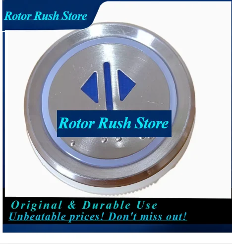 RoRuS10PCS AN306 DC24V Elevator Button With Braille G20090808H01 Bule Light Lift Accessory A3N52401 A4J52400 A4N52401 190624