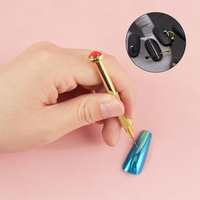 Nail Rivet Piercing Pen Gold Stainless Steel Nail Hand Dangle Drill Hole Maker Perforated Punk Nail Piercing Art Dangle Charms