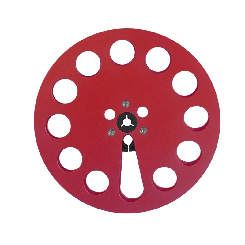 우수한 테이프 수송을 위한 11개의 구멍이 있는 정밀하게 제작된 7인치 알루미늄 빈 릴