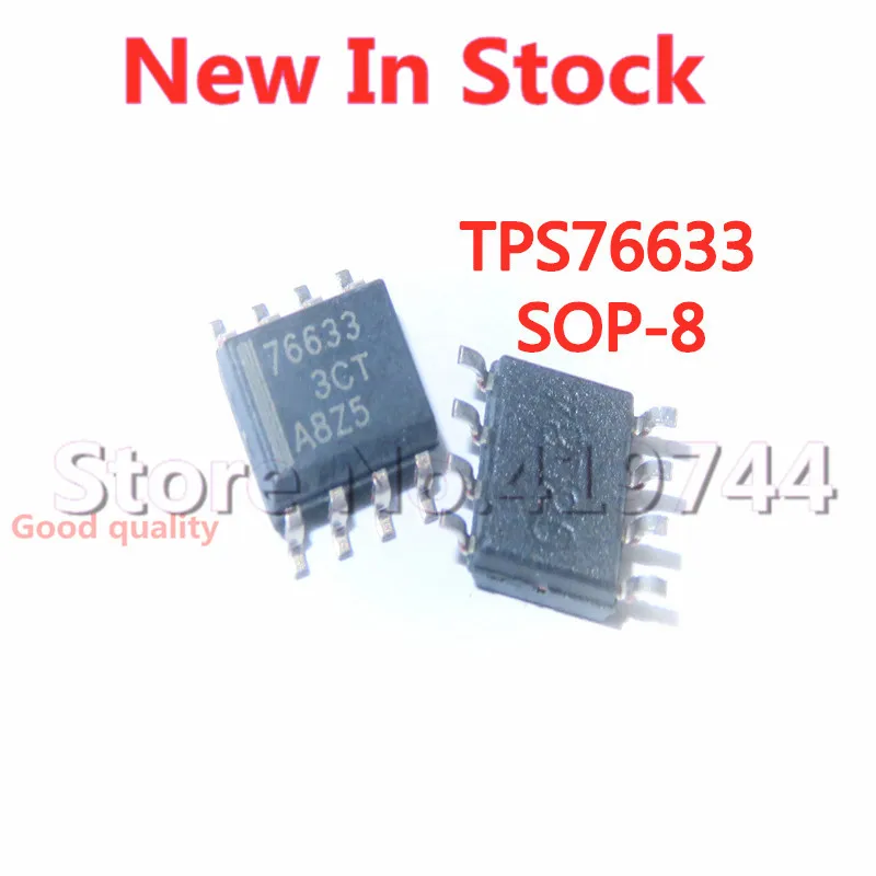 5PCS/LOT TPS76633 TPS76633DR 76633 SOP-8 linear regulator chip In Stock NEW original IC