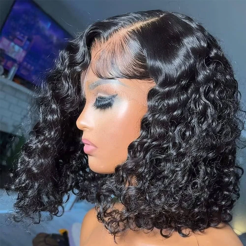 curly-deep-water-wave-13x4-hd-lace-front-wigs-230-short-bob-wig-brazilian-remy-100-human-hair-4x4-transparent-lace-frontal-wig