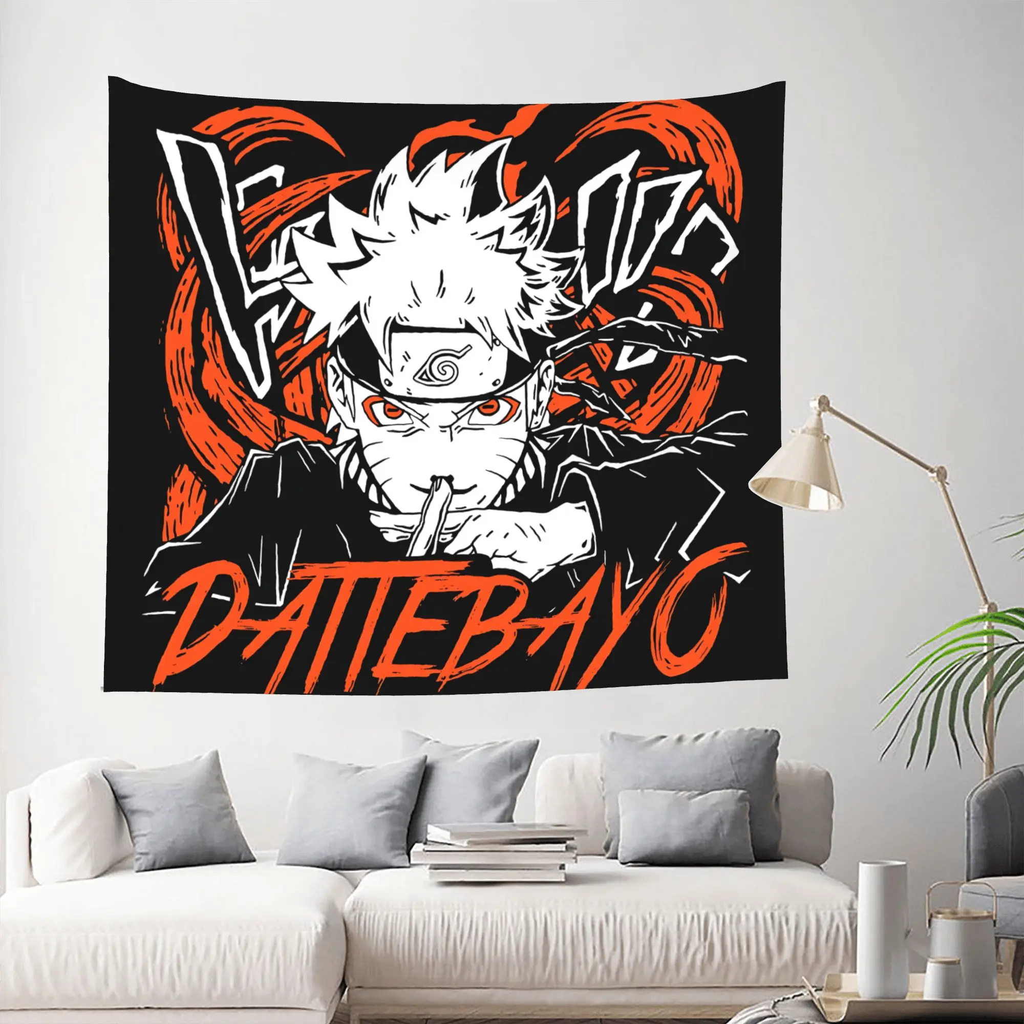 Naruto anime comic Customized Cutecore Tapestry  Wall Hanging Blanket Tapestry Home Decor Items Wall Decorations