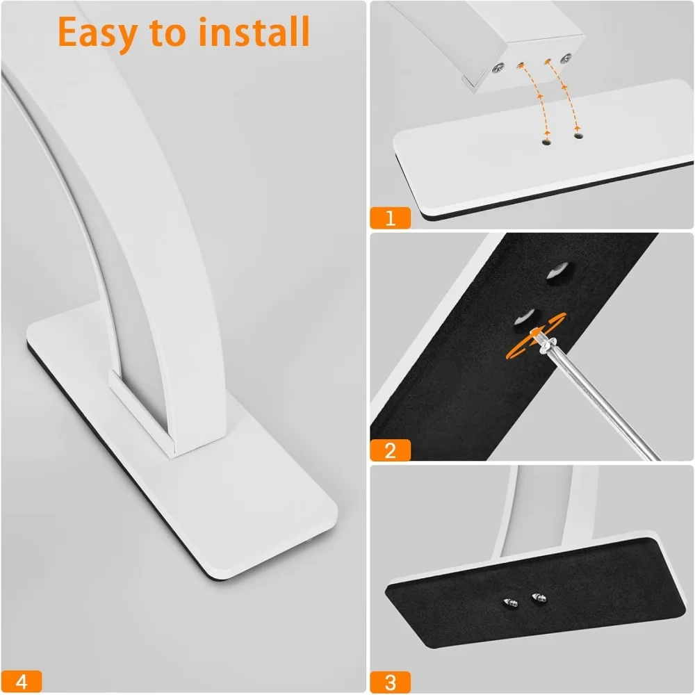 مصباح أظافر LED، مصباح أظافر يعمل بمنفذ USB، أضواء محمولة على شكل نصف قمر لمكتب الأظافر، ضوء عمل صالون التجميل، الإضاءة