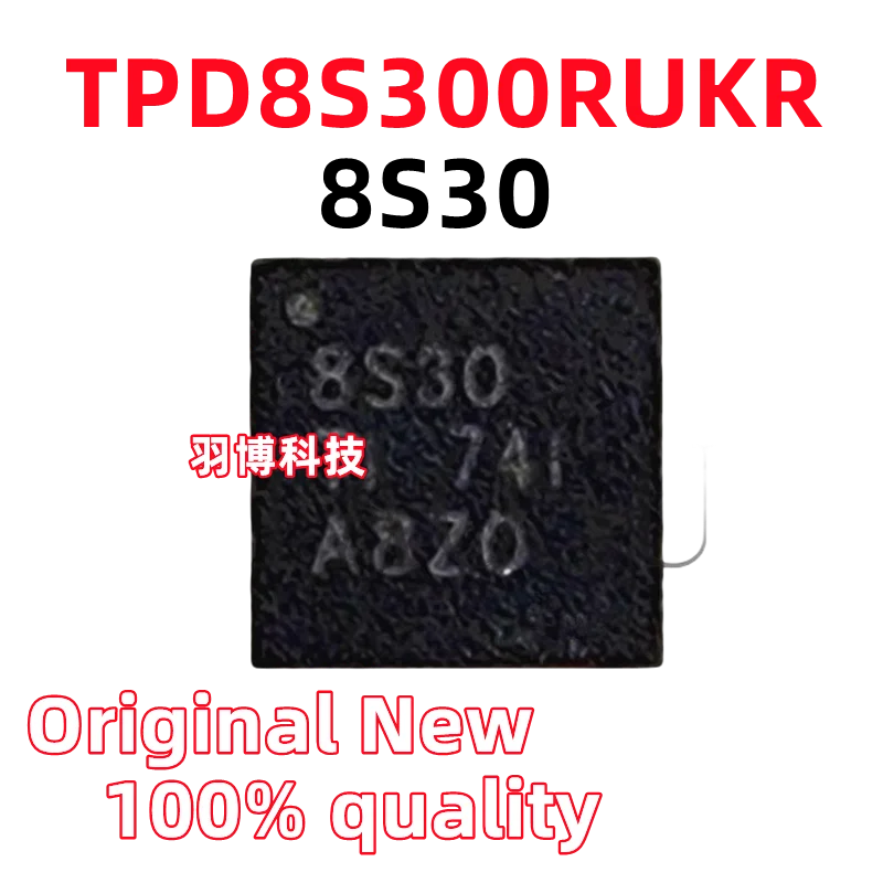 (5-10piece)100% New TPD8S300RUKR TPD8S300 8S30 QFN-20 Chipset