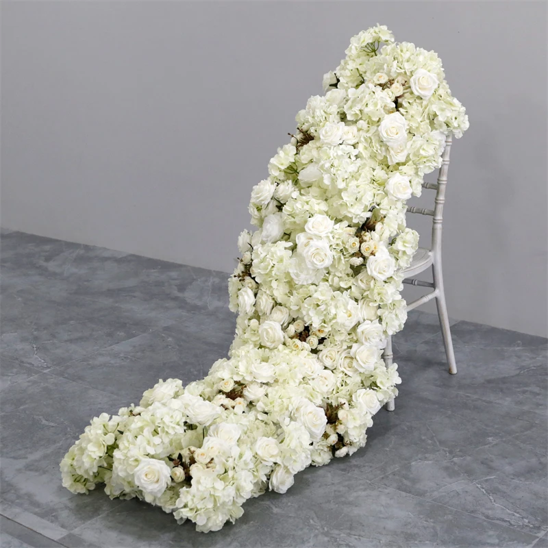 

Искусственные белые розы Uflower, ряды для свадебной арки, декор стола, пол, банкет, вечеринка, витрина