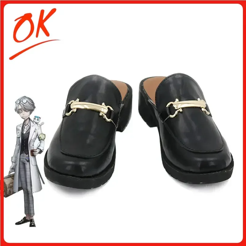 [Customized] Identity V Embalmer Aesop Carl Cosplay Shoes Anime Game Roleplay Prop Halloween Carnival Party PU Leather Boots