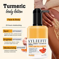 Lotion blanchissante au curcuma naturel, anti-acné, taches foncées et noires, hydratante, unifie le teint, pour le visage et le corps 2