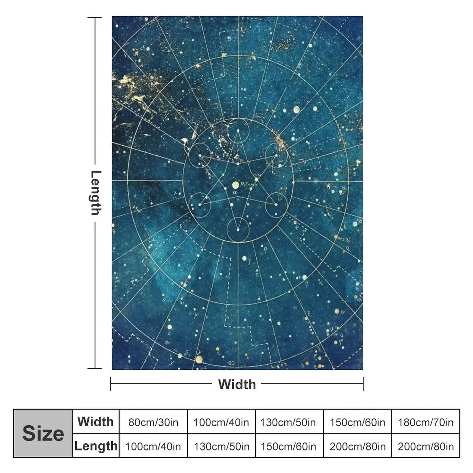 Star Map :: City Lights Throw Blanket