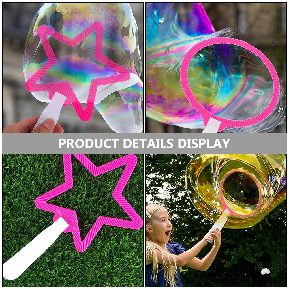4Pcs Blase Zauberstäbe Set Bunte Riesige Blase Maker Outdoor Blasen Maker Party Geschenk Blasen Maker Party Gefälligkeiten