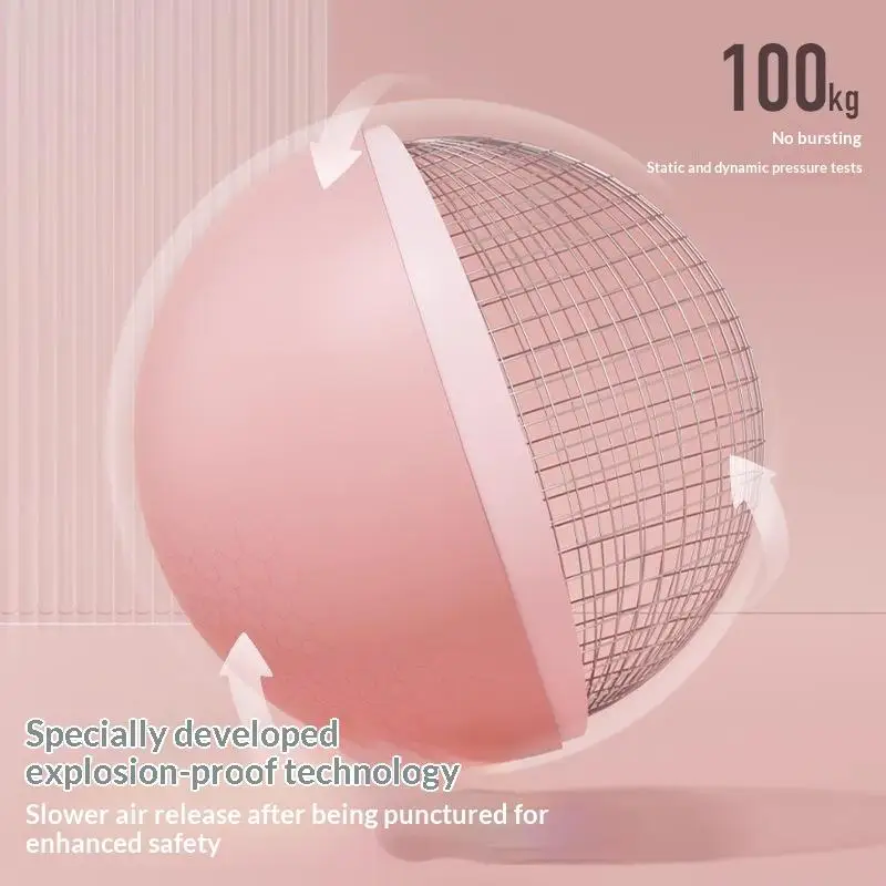 1Pc PVC Gym Yoga Fitness Ball Thickening Type Anti-Explosion Diameter 25cm Pilates Workout Mini Sculpting Legs And Hips Balance