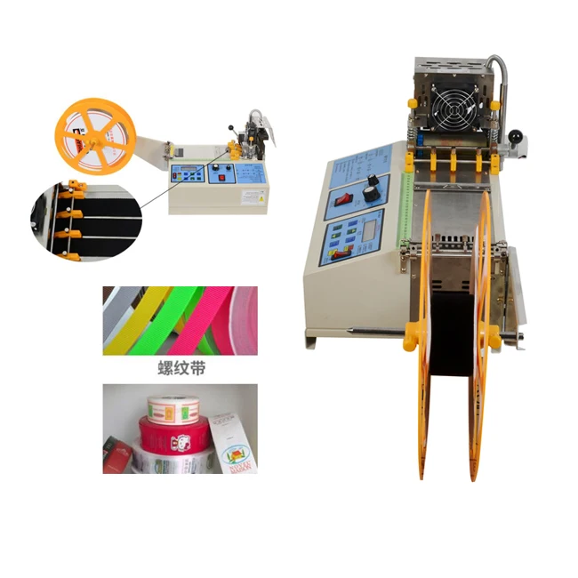 Timing belt elastic cotton tape face mask cutting machine Ultrasonic computer satin ribbon webbing printing paper cutter machine