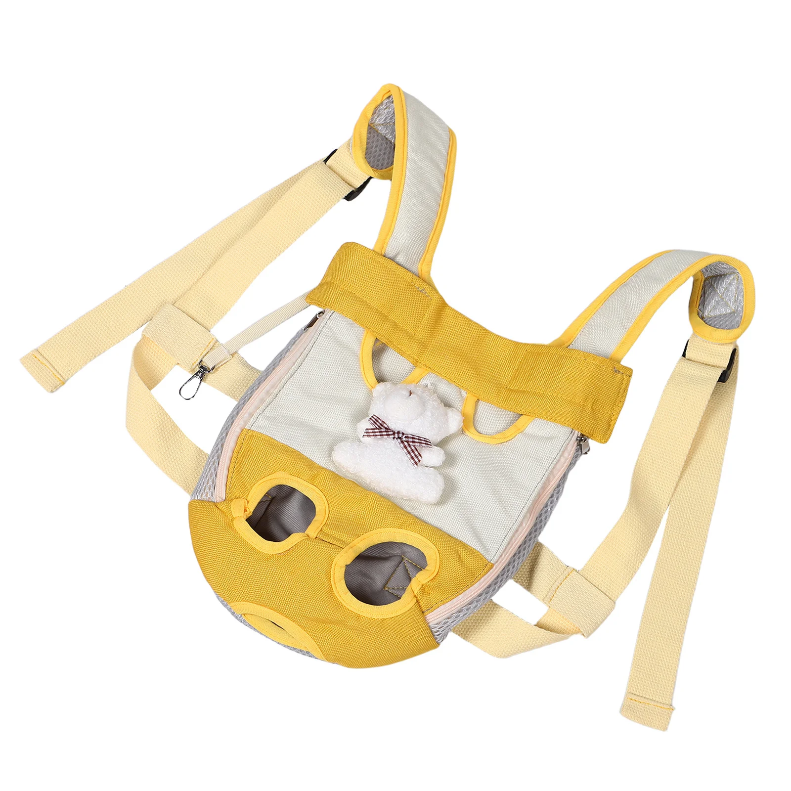 

Pet Backpack Front Carrier for Medium Cats Small Dogs Double Shoulder Breathable Quick Side Access Hiking Travel Carrier