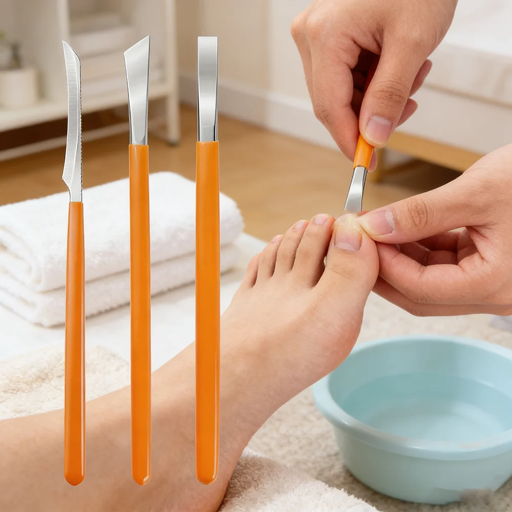 

1PC/3PCS Professional Pedicure Knife Set Foot File Callus Remover for Dead Skin Exfoliator Home Use Foot Care Tool for Heels