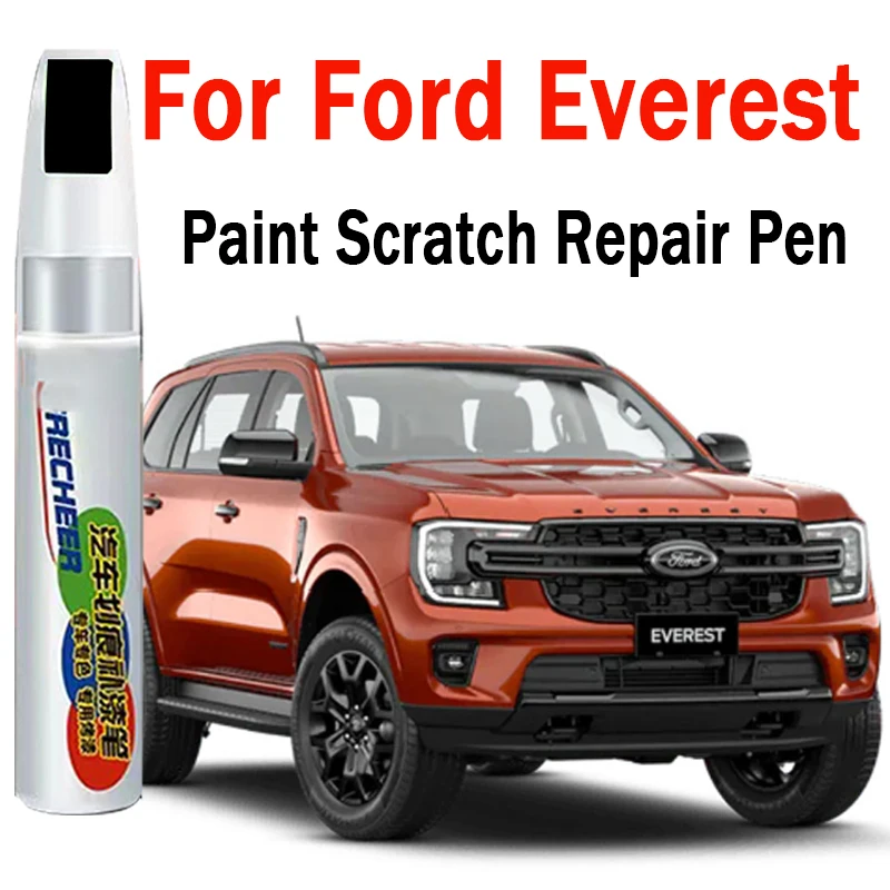 Car Paint Pen Scratch Repair Touch-Up Paint Pen for Ford Everest 2026 Car Scratch Remover Paint Car Accessories Black Grey Orang